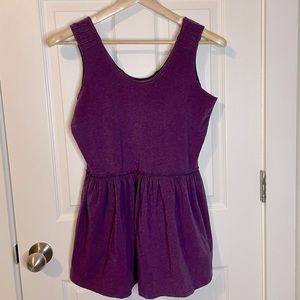 Matilda Jane dark purple peplum tank top sz M